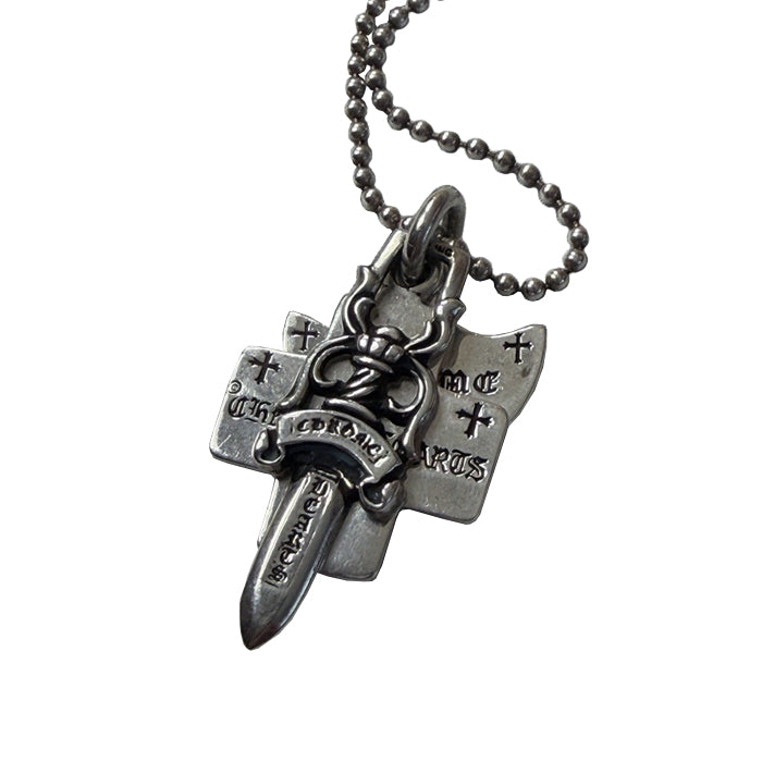 た*ー様 CHROME HEARTS 3トリンケッツ ペンダント CHROME HEARTS / クロムハーツ スリー トリンケッツ ペンダント 3trinkets