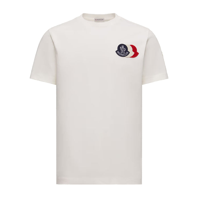MONCLER / モンクレール エンブロイダード トリコロール ロゴ コットン