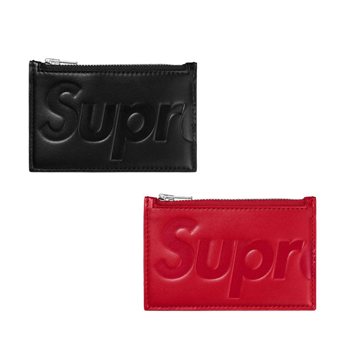 SUPREME / シュプリーム レザー ジップ カード ホルダー FW25B27