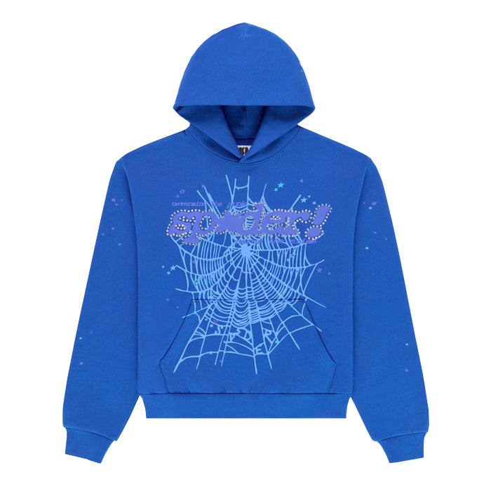 sp5derラインストーンパーカー SP5DER / スパイダー ラインストーン パンク V2 フーディー