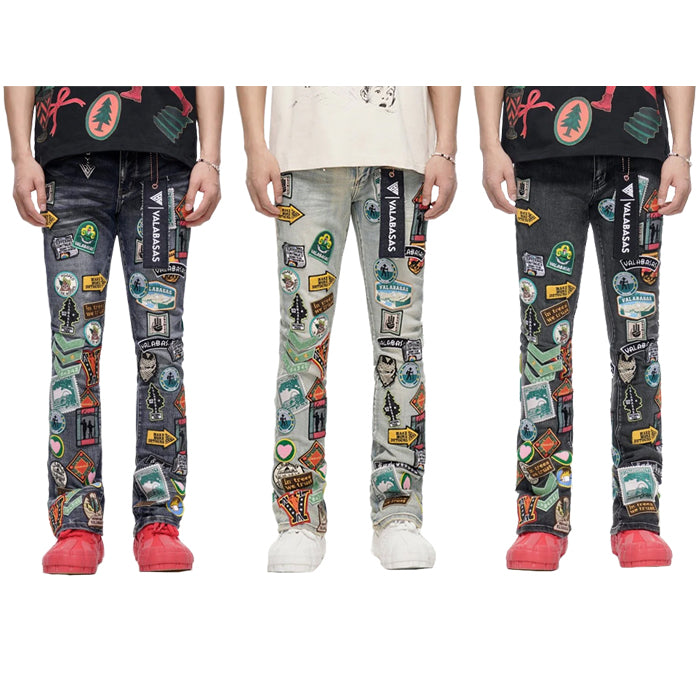 VALABASAS AXIS STACKED JEANS│ヴァラバサス バラバサス アクシス