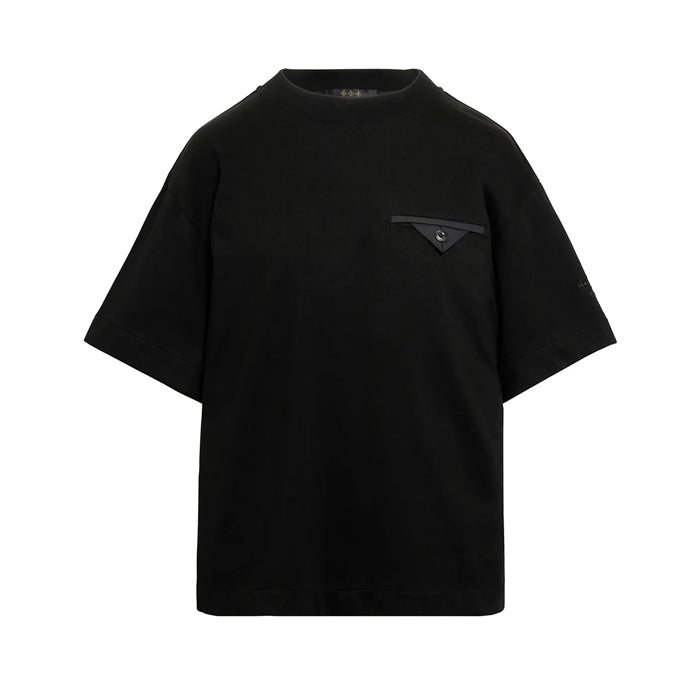 ainori【極美品】タトラス/Tシャツ/ビッグワッペンロゴ/黒/4 TATRAS / タトラス ビア Tシャツ レディース LCKZ0262080528 bia