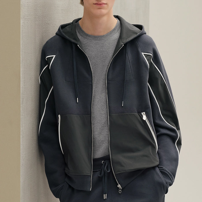 HERMES / エルメス スポーツ カプセル フーデッド ジップ アップ