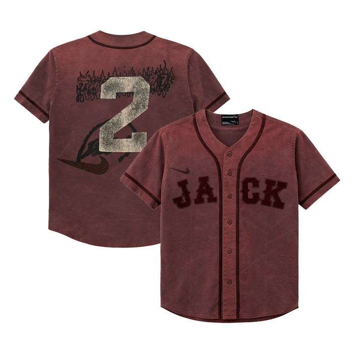 JACK X FRAGMENT X NIKE ベースボールシャツ　ナイキコラボ CACTUS JACK × FRAGMENT × NIKE / カクタスジャック × フラグメント