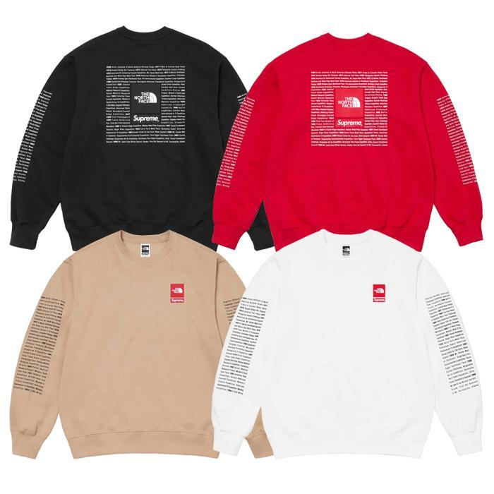 Supreme × The North Face / シュプリーム × ザ ノース フェイス クルーネック スウェット メンズ 長袖 NF0