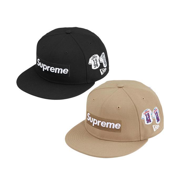 Supreme × New Era / シュプリーム × ニューエラ ジャージーズ ボックス ロゴ キャップ メンズ 402fw24h49