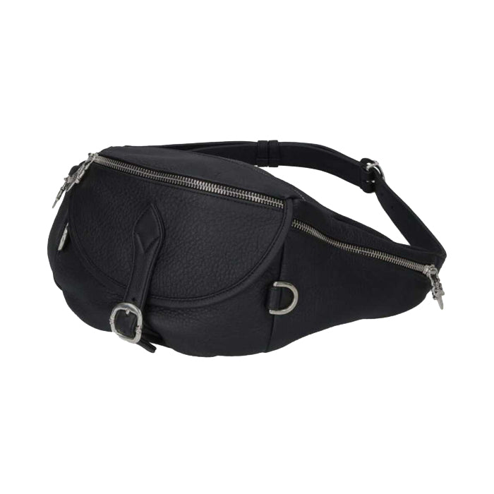 クロムハーツスナットパックNO1 CHROME HEARTS / クロムハーツ #1 スナットパック レザー ブラック