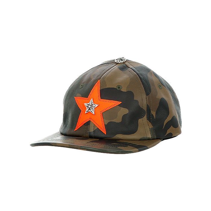 帽子 Chrome Hearts 3 Star Leather Patch Cap CHROME HEARTS / クロムハーツクロムハーツ スター パッチ レザー