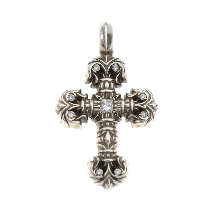 クロムハーツ　タイニーフィリグリー　paveダイヤ CHROME HEARTS / クロムハーツ タイニー フィリグリークロス パヴェ
