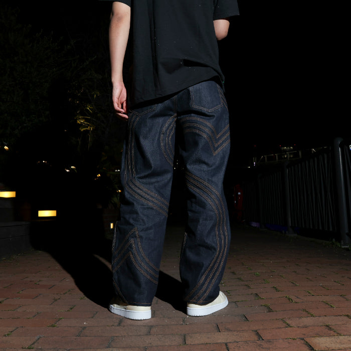SUPREME / シュプリーム Sロゴ リジッド バギー ジーンズ 501ss25p44