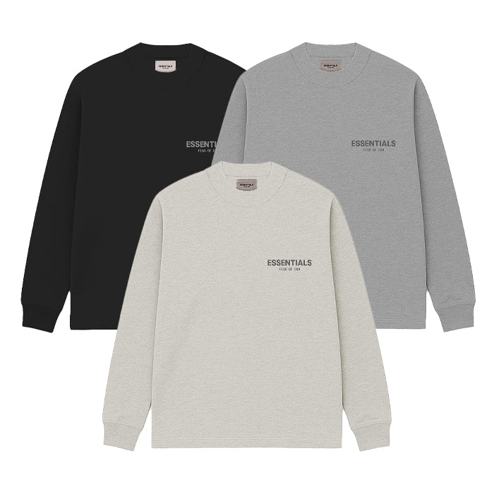 ESSENTIALS / エッセンシャルズ ポイント ロゴ ロングスリーブ ロンT  ユニセックス 長袖 1pointlogolstee