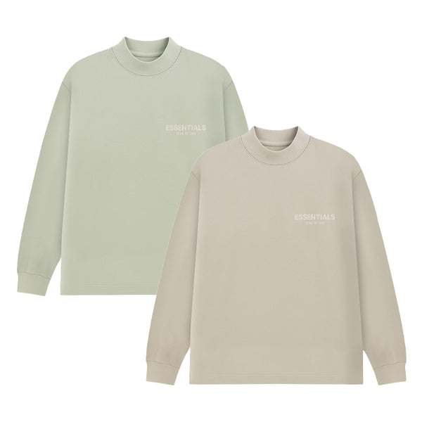 ESSENTIALS / エッセンシャルズ ポイント ロゴ ロングスリーブ ロンT  ユニセックス 長袖 2011pointlogols