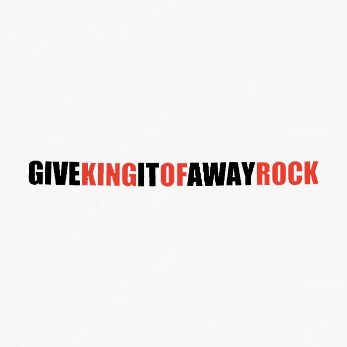 KING OF ROCK / キングオブロック ギブ イット アウェー Tシャツ メンズ 半袖 giveitawayss