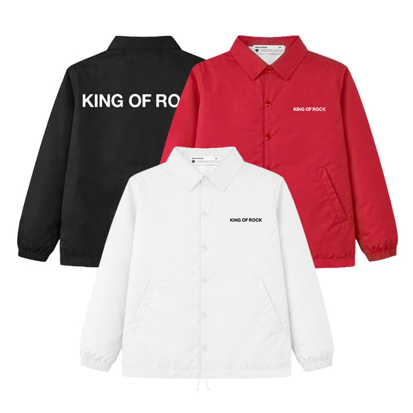 KING OF ROCK / キングオブロック ロゴ コーチ ジャケット メンズ korcoachjkt