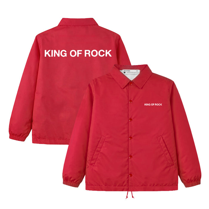 KING OF ROCK / キングオブロック ロゴ コーチ ジャケット メンズ korcoachjkt