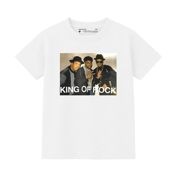 キッズサイズ KING OF ROCK / キングオブロック ラン ディーエムシー Tシャツ キッズ 半袖 rundmcsskid