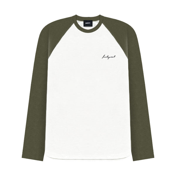 INDEPICT / インディピクト バイカラーラグランロングスリーブTシャツ ロンT メンズ  in22aw04