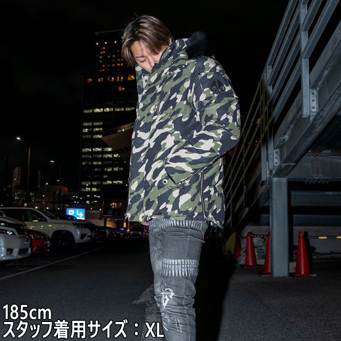 MOOSE KNUCKLES / ムースナックルズ オリジナル 3Q ファー カモ ダウン