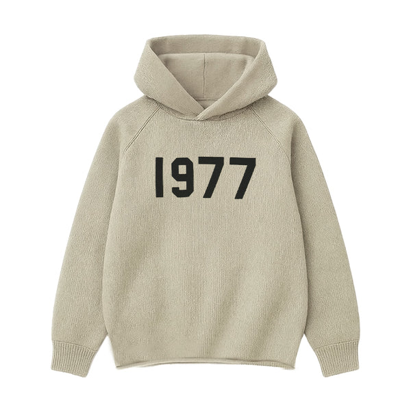 ESSENTIALS / エッセンシャルズ  1977ニットフーディー長袖 ユニセックス 22SPRING 1977 KNIT HOODIE