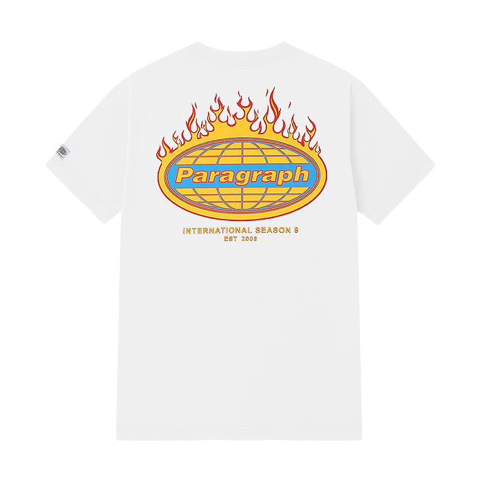 PARAGRAPH / パラグラフ ラップ フレイム ショート スリーブ Tシャツ 半袖 ユニセックス PARAGRAPH-S9-047