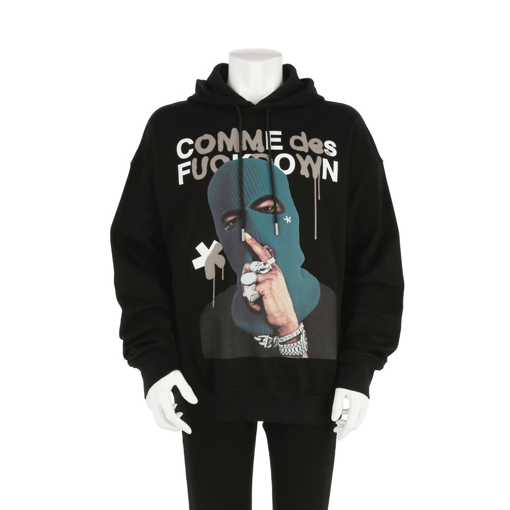 COMME des FUCKDOWN / コムデファックダウン トラッパー プリント フーディー CDFU2542 メンズ 長袖 302762324020