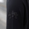 CHROME HEARTS / クロムハーツ 3 クロス パッチ CH ロゴ エンブロイダード ラグラン ロングスリーブ Tシャツ 3crosspatchembr