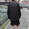 CHROME HEARTS / クロムハーツ 3 クロス パッチ CH ロゴ エンブロイダード ラグラン ロングスリーブ Tシャツ 3crosspatchembr