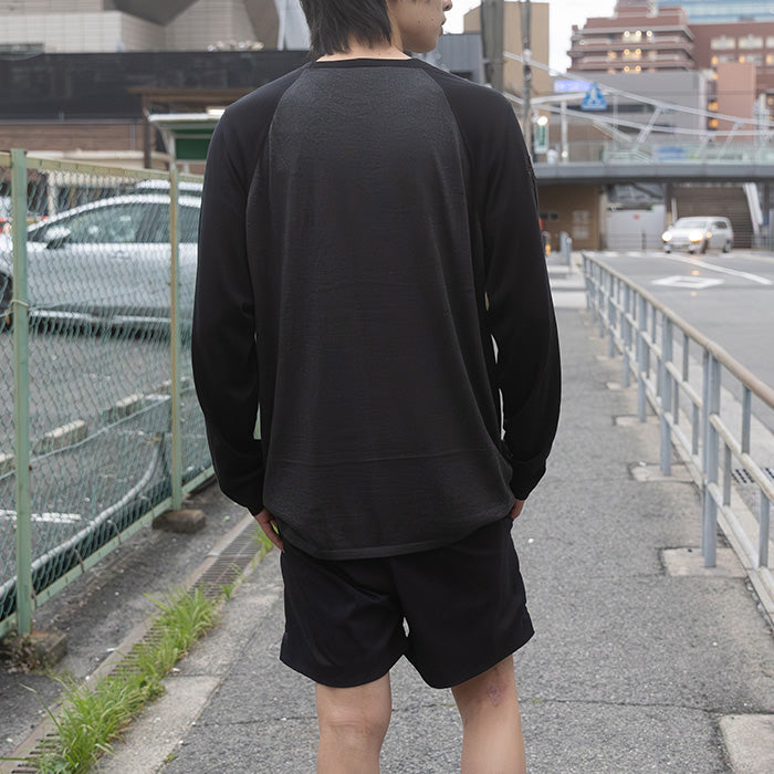 CHROME HEARTS / クロムハーツ 3 クロス パッチ CH ロゴ エンブロイダード ラグラン ロングスリーブ Tシャツ 3crosspatchembr