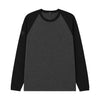CHROME HEARTS / クロムハーツ 3 クロス パッチ CH ロゴ エンブロイダード ラグラン ロングスリーブ Tシャツ 3crosspatchembr
