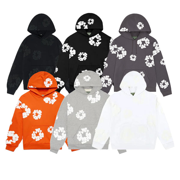 DENIM TEARS / デニムティアーズ コットン リース スウェット フーディー メンズ 4013010130