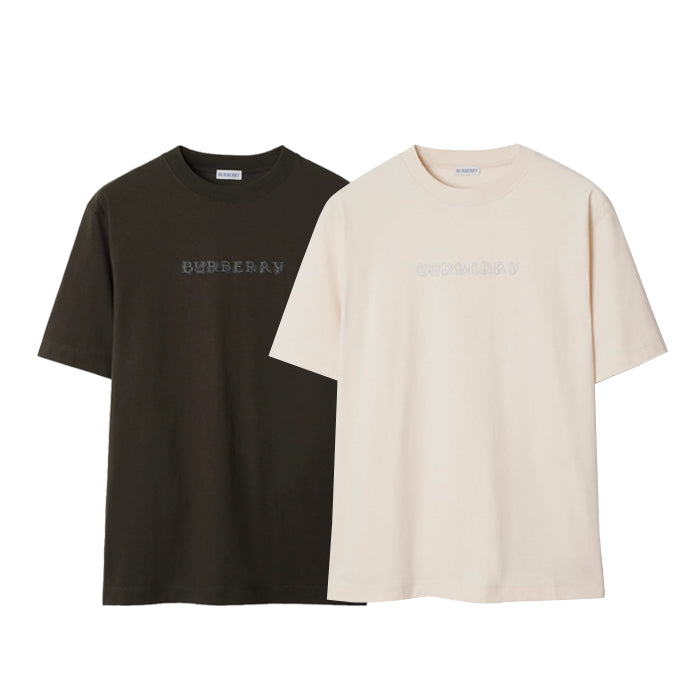 BURBERRY / バーバリー ペイズリー ロゴ コットンTシャツ 4028097874