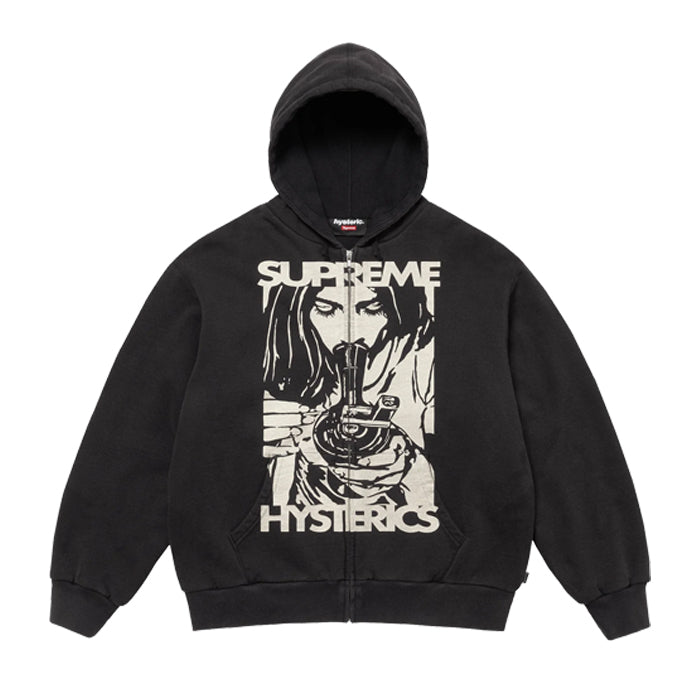 SUPREME × HYSTERIC GLAMOUR / シュプリーム × ヒステリックグラマー サーマルラインド ジップアップ スウェット パーカー 402fw24sw69