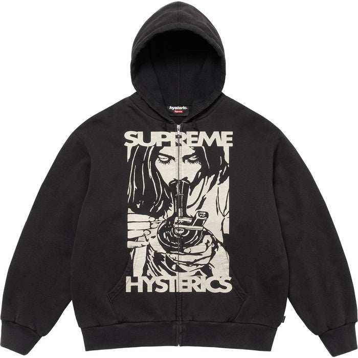 SUPREME × HYSTERIC GLAMOUR / シュプリーム × ヒステリックグラマー サーマルラインド ジップアップ スウェット パーカー 402fw24sw69