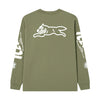 ICECREAM / アイスクリーム コットン  ロングスリーブ Tシャツ メンズ 長袖 402icejp243t012
