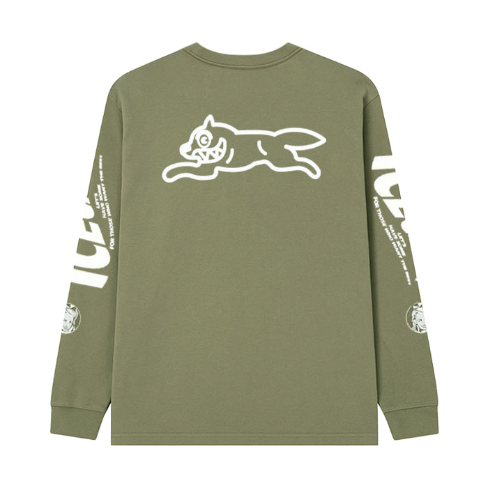 ICECREAM / アイスクリーム コットン  ロングスリーブ Tシャツ メンズ 長袖 402icejp243t012