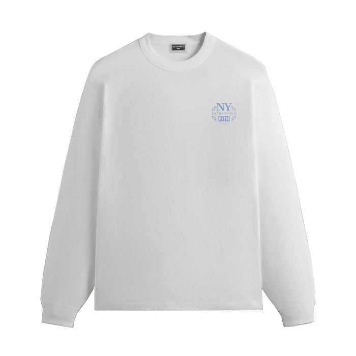 KITH / キス NY トゥ ザ ワールド アップル フレイム ロング Tシャツ 402khm032411