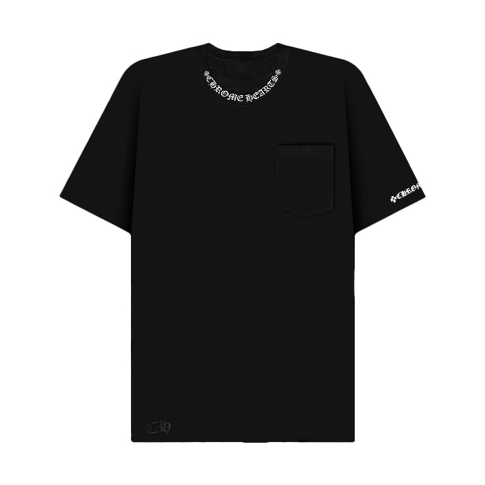 CHROME HEARTS / クロムハーツ ネック ロゴ ポケット Tシャツ 402necklogopkt