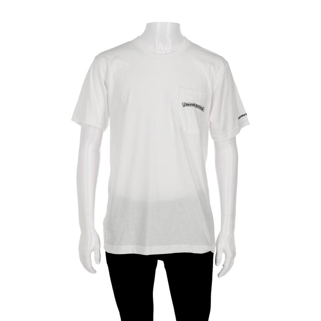 CHROME HEARTS / クロムハーツ スクロール ラベル Tシャツ 402scrolltee