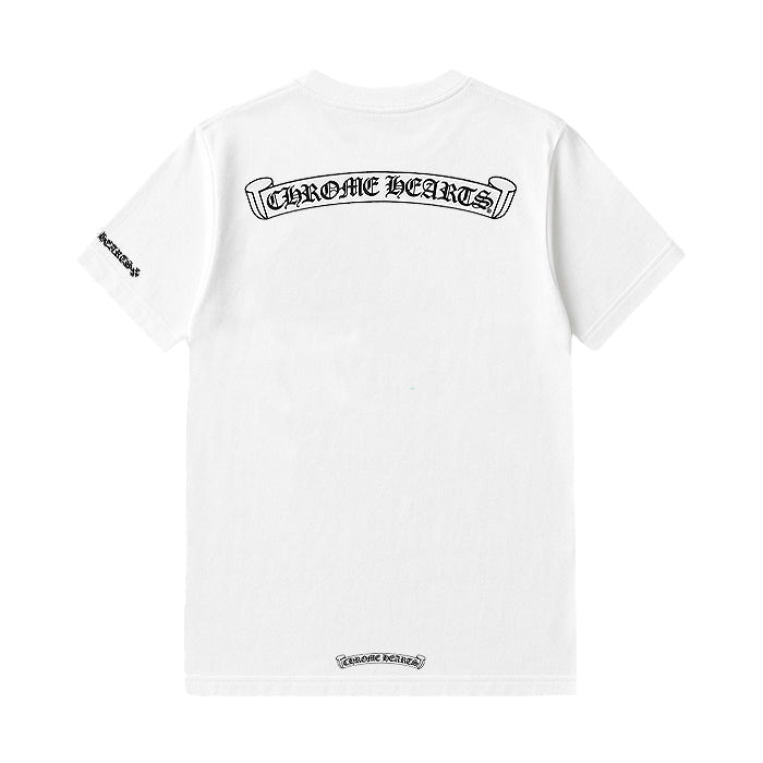 CHROME HEARTS / クロムハーツ スクロール ラベル Tシャツ 402scrolltee
