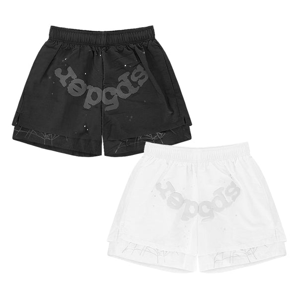 SP5DER / スパイダー OG ウェブ ダブル レイヤー ショーツ 501doublelayer