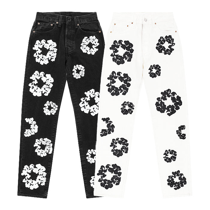 DENIM TEARS × LEVI'S / デニムティアーズ × リーバイス コットン リース ジーンズ 501dt501whdnm