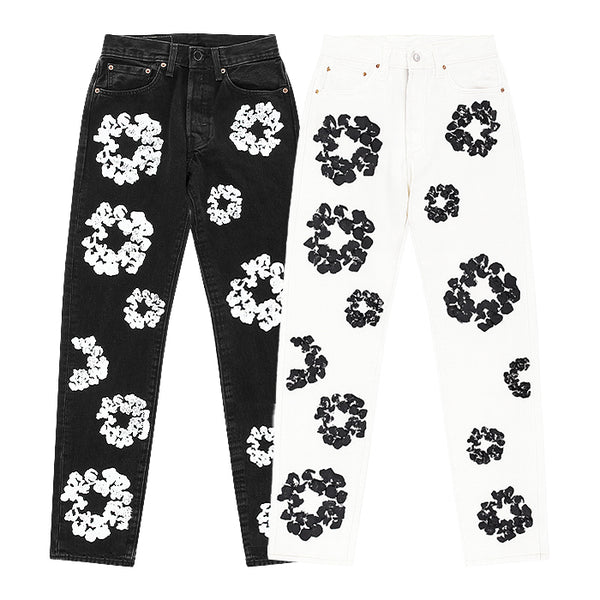 DENIM TEARS × LEVI'S / デニムティアーズ × リーバイス コットン リース ジーンズ 501dt501whdnm