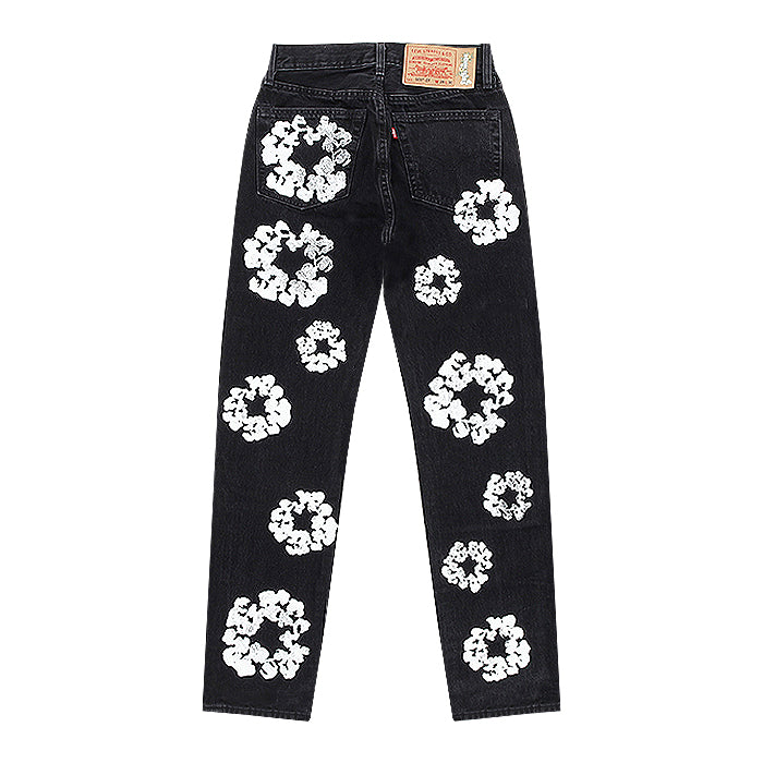 DENIM TEARS × LEVI'S / デニムティアーズ × リーバイス コットン リース ジーンズ 501dt501whdnm