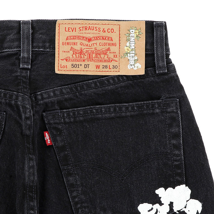 DENIM TEARS × LEVI'S / デニムティアーズ × リーバイス コットン リース ジーンズ 501dt501whdnm