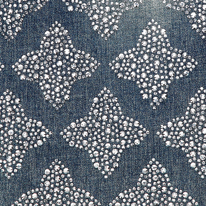 GUAPI / グアピ ヴィンテージ ブルー エンベリッシュ デニム パンツ 501embellishdnm