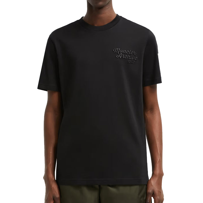 MONCLER / モンクレール エンボステッド ロゴ コットン Tシャツ 