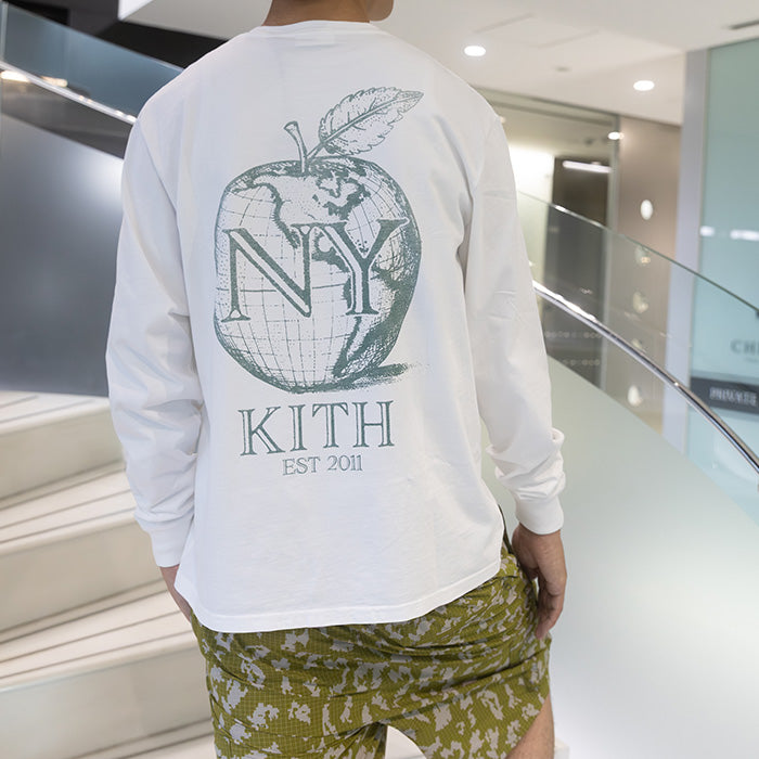KITH / キス 7 キン ユニバーサル アップル ロング スリーブ Tシャツ 501khm033918