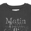 Matin Kim/ マーティンキム ダスティ タイポ グラフィック クロップ トップ Tシャツ MK2534TS077 501mk2534ts077