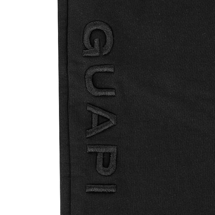 GUAPI / グアピ オブシディアン ブラック エンベリッシュ フレア スウェット パンツ 501obsidianflas