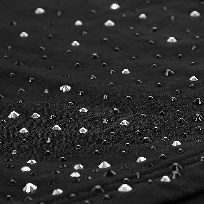 GUAPI / グアピ オブシディアン ブラック エンベリッシュ フレア スウェット パンツ 501obsidianflas